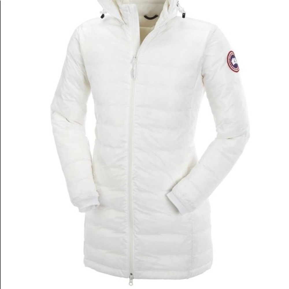 White Canada goose jacket
